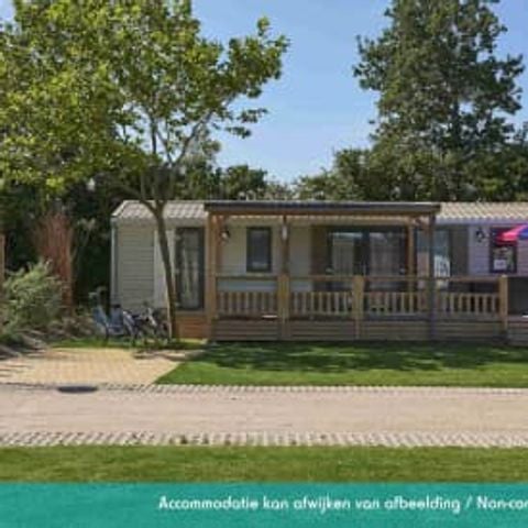 Stacaravan 4 personen - Excellence 2 slaapkamers (4 pers) terras