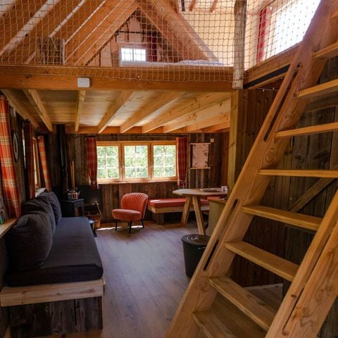 UNIEKE ACCOMMODATIE 6 personen - Boomhut Treehouse met hottub