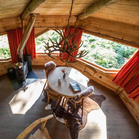 UNIEKE ACCOMMODATIE 5 personen - Boomhut Treehouse met sauna