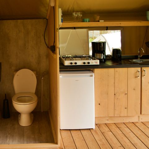 Safaritent 5 personen - incl. toilet