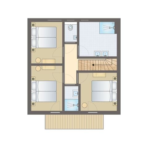 Bungalow 6 personen - 6C