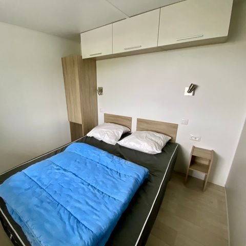 Stacaravan 5 personen - Comfort 2 slaapkamers - Half overdekt terras