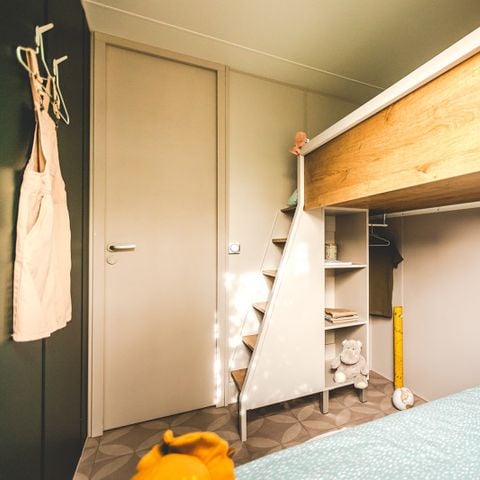 Stacaravan 6 personen - HORIZON Premium 33m² 3 kamers Overdekt terras