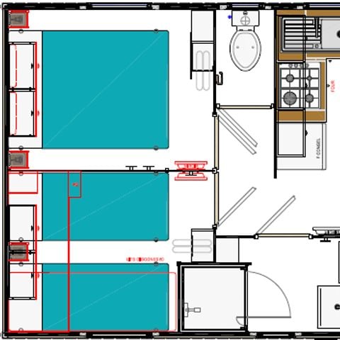 Stacaravan 8 personen - Palau