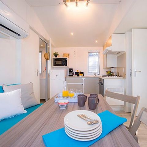 Stacaravan 4 personen - Mobile-home | Comfort | 2 Slaapkamers | 4 Pers. | Single terras | Air-con.