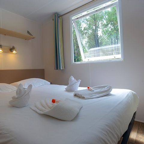 Stacaravan 6 personen - Mobile-home | Comfort | 3 Slaapkamers | 6 Pers. | Single terras | Air-con.