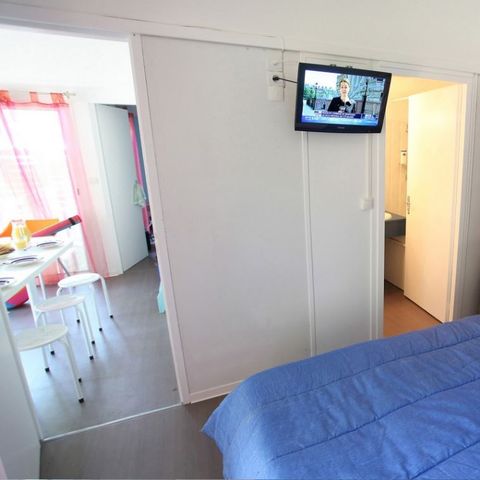 Chalet 6 personen - Chalet 4/6 2 slaapkamers (airconditioning, TV, LV)