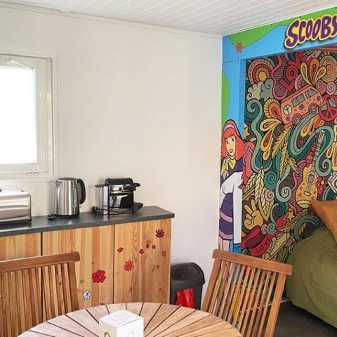 UNIEKE ACCOMMODATIE 4 personen - Cabane Cinéma Scoubidoo - Gereserveerde zone voor gezinnen