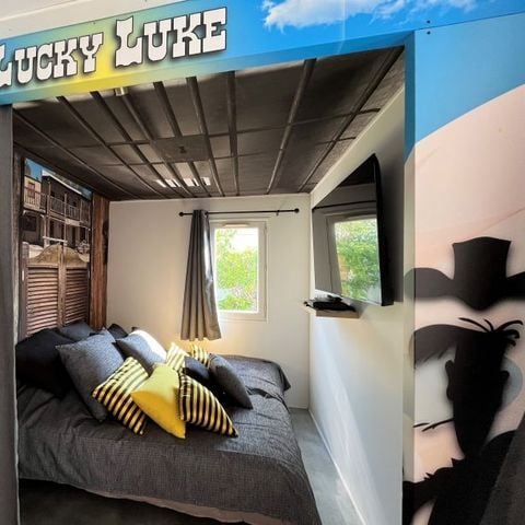 UNIEKE ACCOMMODATIE 4 personen - Cabane Cinéma Lucky Luke - Gereserveerde zone voor gezinnen