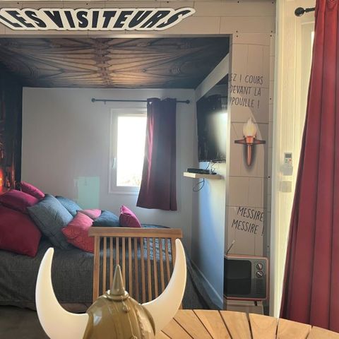 UNIEKE ACCOMMODATIE 4 personen - Cabane Cinéma Les Visiteurs - Gereserveerde zone voor gezinnen