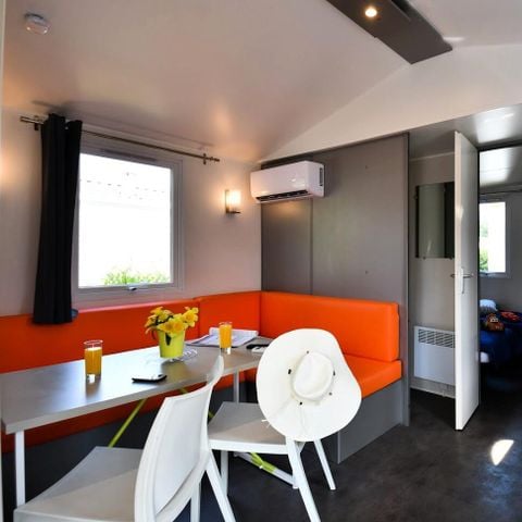 Stacaravan 5 personen - Pyreneeën 3 kamers 4/5 personen Airconditioning + TV