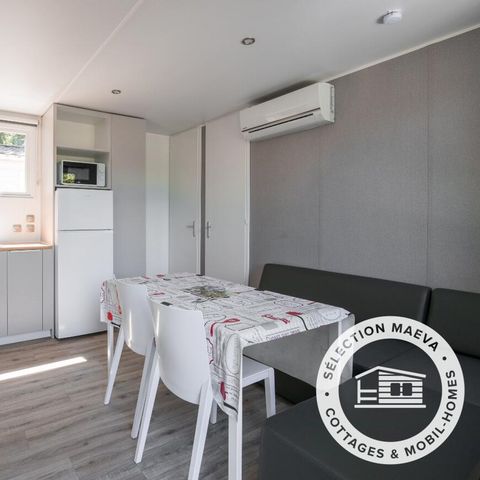 Stacaravan 4 personen - Comfort 3 kamers met airconditioning + TV