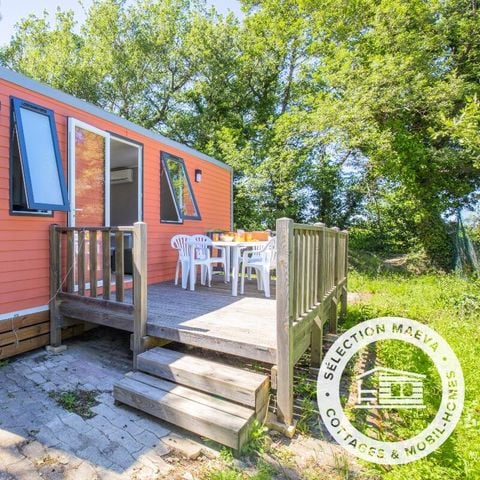 Stacaravan 4 personen - Comfort 3 kamers met airconditioning + TV