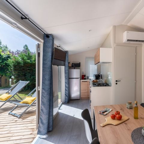 Stacaravan 4 personen - PREMIUM 2 slaapkamers