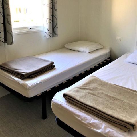 Stacaravan 6 personen - 3 slaapkamers