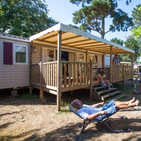 Stacaravan 6 personen - Landes - 3 slaapkamers