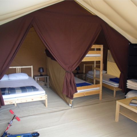 Bungalowtent 6 personen - Safari, zonder sanitair