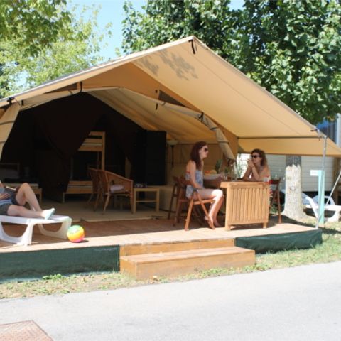 Bungalowtent 6 personen - Safari, zonder sanitair