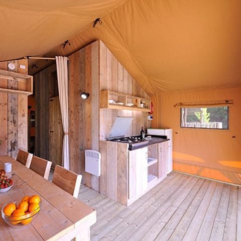 Safaritent 6 personen - Safari Lodge | 2 Ch. | 6 Pers. | 1 SDB