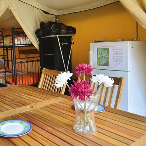 Safaritent 6 personen - Safari | 2 Slaapkamers | 5/6 Pers. | Single terras