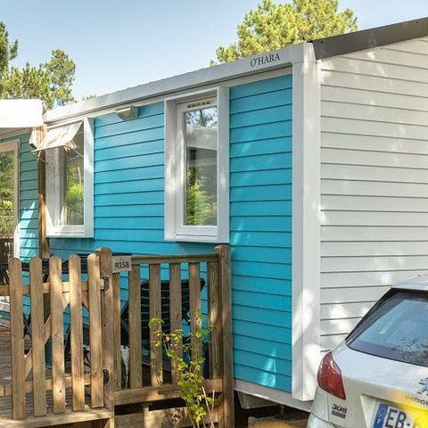 Stacaravan 4 personen - Mobile-home | Comfort XL | 2 slaapkamers | 4 pers | Verhoogd terras | Airconditioning | TV