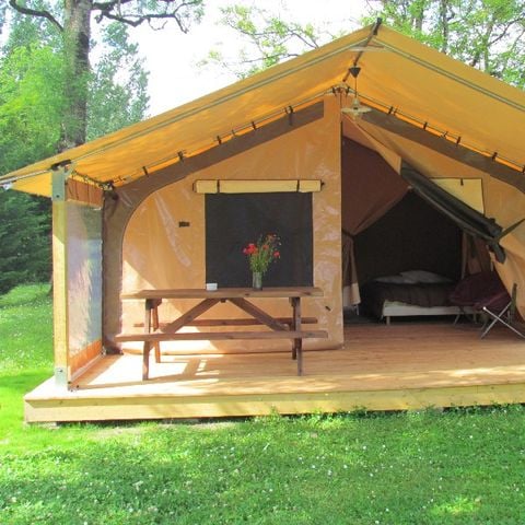 Bungalowtent 5 personen - LODGE SAFARI 35 m²