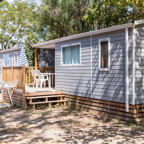 Stacaravan 6 personen - Mobile-home | Comfort | 2 Slaapkamers | 4/6 Pers. | Single terras | Air-con.