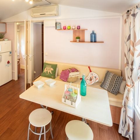 Stacaravan 6 personen - Mobile-home | Comfort | 2 Slaapkamers | 4/6 Pers. | Single terras | Air-con.