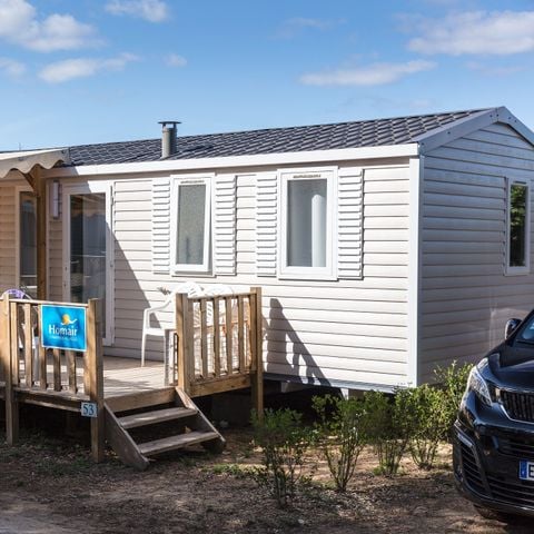 Stacaravan 6 personen - Mobile-home | Comfort | 3 Slaapkamers | 6 Pers. | Verhoogd terras | Airconditioning