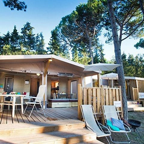 Safaritent 5 personen - Super Lodge Tent | 2 Slaapkamers | 4/5 Pers. | 1 Badkamer