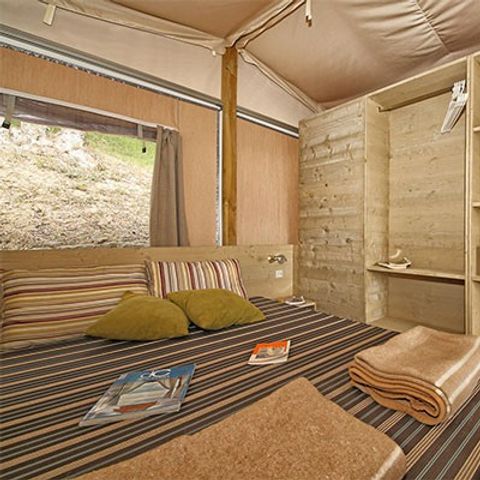 Safaritent 5 personen - Super Lodge | 2 Slaapkamers | 4/5 Personen | 1 Badkamer