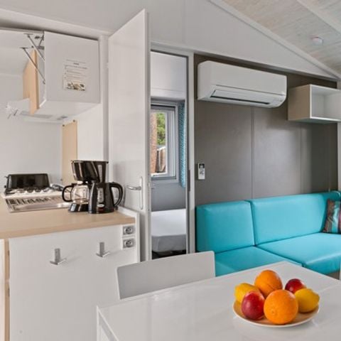 Stacaravan 6 personen - Mobile-home | Comfort XL | 2 slaapkamers | 4/6 pers. | Single terras