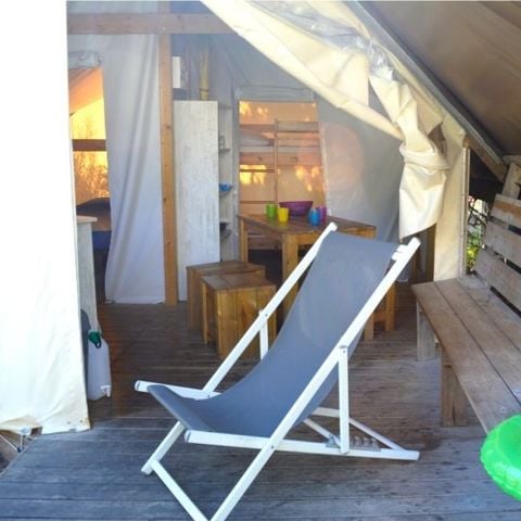 Bungalowtent 4 personen - Junior bungalowtent 4 personen 2 kamers 17m² - zonder sanitair