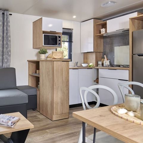 Stacaravan 6 personen - L'Ile, Mobil Home 3 CH- 6 pers/LV+clim+2 SDB.