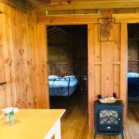 UNIEKE ACCOMMODATIE 6 personen - Familiehuisje met jacuzzi in het bos 1/6 pers