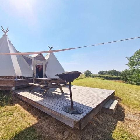 UNIEKE ACCOMMODATIE 7 personen - Tipi Lodge 6/7 pers