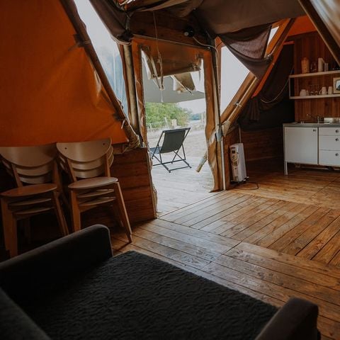 UNIEKE ACCOMMODATIE 7 personen - Tipi Lodge 6/7 pers