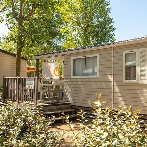 Stacaravan 4 personen - Mobile-home | Comfort | 2 Slaapkamers | 4 Pers. | Single terras | Air-con.