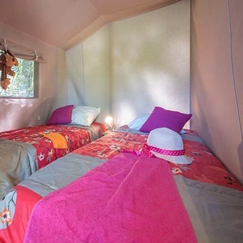 Tent 4 personen - Lodgetent | 2 slaapkamers | 4 pers. | Geen badkamer