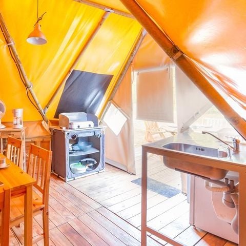 Safaritent 4 personen - TIPI Zonder sanitair