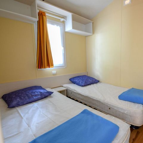 Stacaravan 6 personen - 3 slaapkamers