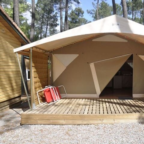 Bungalowtent 5 personen - 2-slaapkamer bungalowtent Canada - geen sanitair