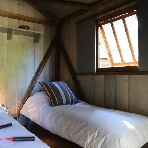 Safaritent 4 personen - CABANE LODGE CONFORT op palen +.