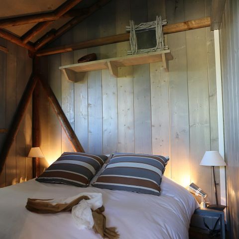 Safaritent 4 personen - CABANE LODGE CONFORT op palen +.