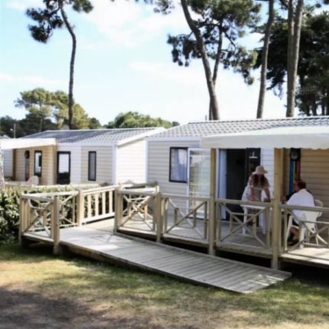 Stacaravan 5 personen - Bleu Lagon Duo Eigentijds 3 Kamers PMR