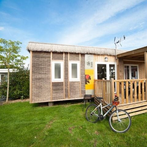 Stacaravan 6 personen - EXOTIC 30m² - 2 kamers TV + airconditioning