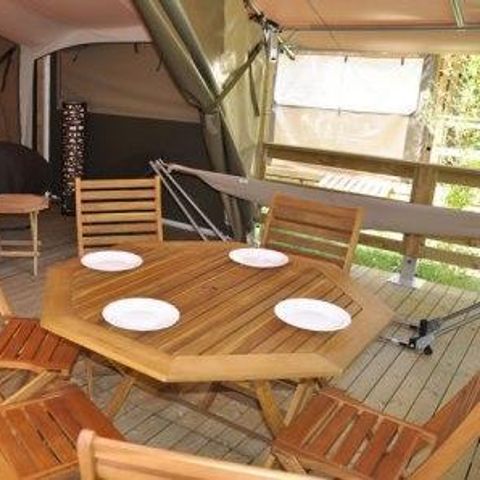 Bungalowtent 5 personen - Freeflower Comfort zonder sanitair 40m².