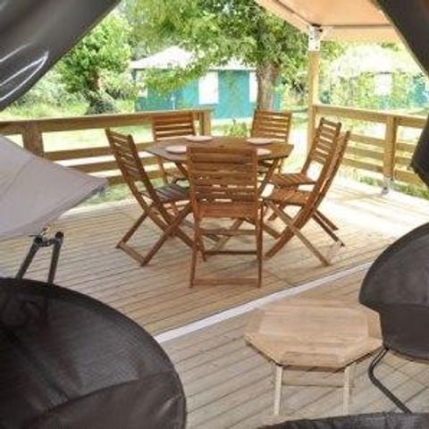 Bungalowtent 5 personen - Freeflower Comfort zonder sanitair 40m².