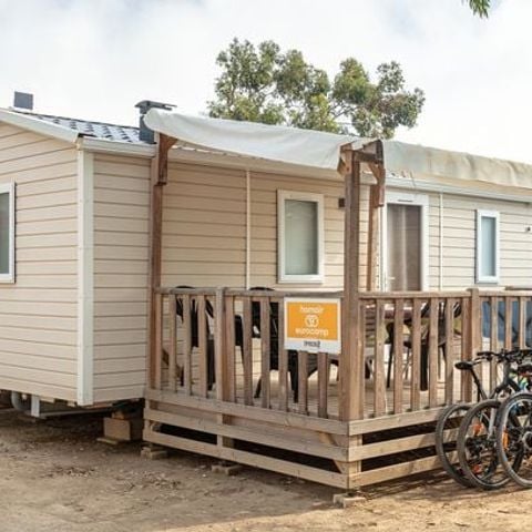 Stacaravan 4 personen - Mobile-home | Comfort XL | 2 slaapkamers | 4 pers. | Verhoogd terras | Airconditioning.