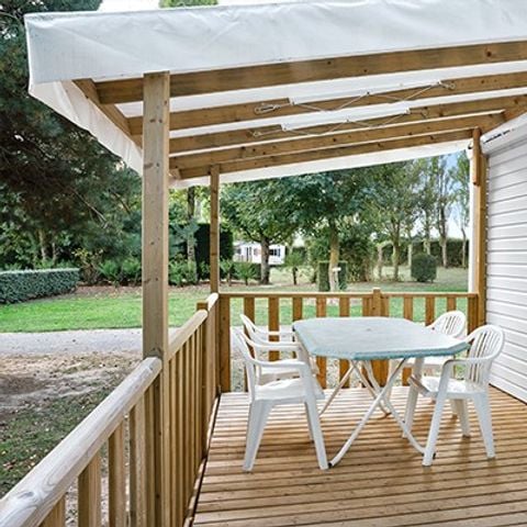 Stacaravan 6 personen - Classic XL | 2 slaapkamers | 4/6 pers. | Verhoogd terras